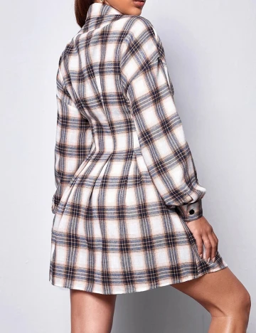 Rochie scurta SHEIN, crem, XL