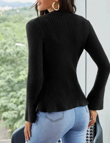 Cardigan SHEIN, negru, M Negru