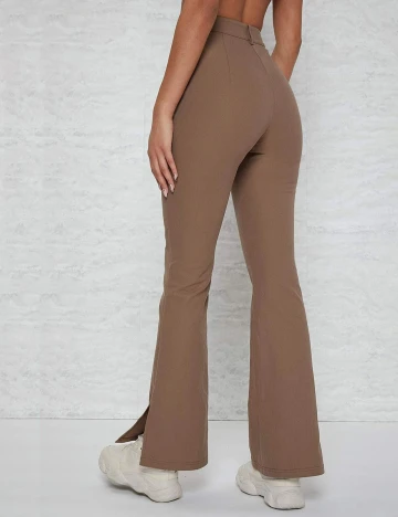 Pantaloni SHEIN, maro, XS Maro