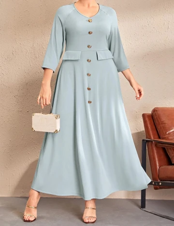 Rochie SHEIN CURVE, gri, 3XL