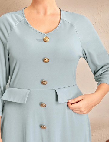 Rochie SHEIN CURVE, gri, 3XL