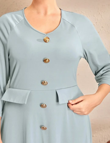Rochie SHEIN CURVE, gri, 3XL