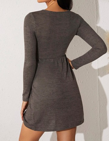 Rochie scurta SHEIN, gri, M