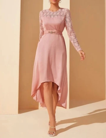 Rochie Medie SHEIN, roz, XL