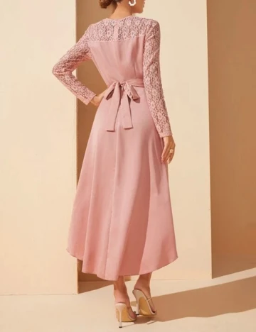Rochie Medie SHEIN, roz, XL