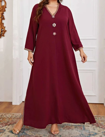 Rochie lunga SHEIN CURVE, visiniu, 2XL