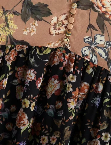 Rochie medie SHEIN, floral, L