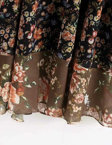 Rochie medie SHEIN, floral, L