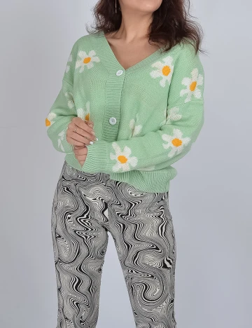 Cardigan SHEIN, verde, M